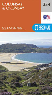 Colonsay and Oronsay - OS Explorer Active Map 354 (Sheet map, folded)