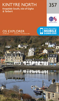 Kintyre North - OS Explorer Active Map 357 (Sheet map, folded)