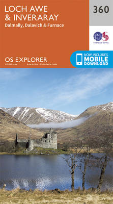 Loch Awe and Inveraray - OS Explorer Active Map 360 (Sheet map, folded)