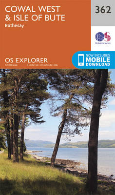 Cowal West and Isle of Bute - OS Explorer Active Map 362 (Sheet map, folded)