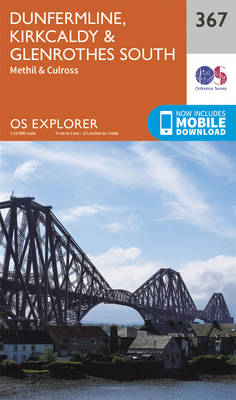 Dunfermline, Kirkcaldy and Glenrothes South - OS Explorer Active Map 367 (Sheet map, folded)