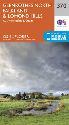 Glenrothes North, Falkland and Lomond Hills - OS Explorer Active Map 370 (Sheet map, folded)