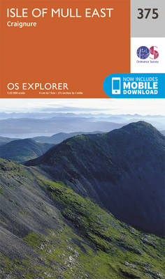 Isle of Mull East - OS Explorer Active Map 375 (Sheet map, folded)