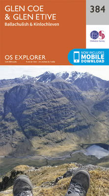 Glen Coe - OS Explorer Active Map 384 (Sheet map, folded)