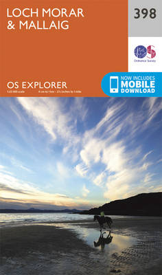 Loch Morar and Mallaig - OS Explorer Active Map 398 (Sheet map, folded)