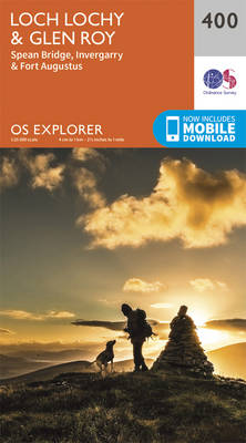 Loch Lochy and Glen Roy - Spean Bridge, Invergarry and Fort Augustus - OS Explorer Active Map 400 (Sheet map, folded)