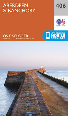 Aberdeen and Banchory - OS Explorer Active Map 406 (Sheet map, folded)