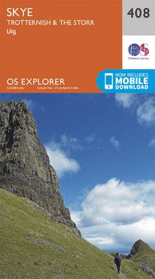 Skye - Trotternish and the Storr - OS Explorer Active Map 408 (Sheet map, folded)