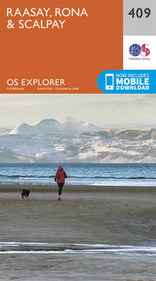 Raasay, Rona and Scalpay - OS Explorer Active Map 409 (Sheet map, folded)