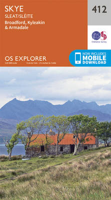 Skye - Sleat - OS Explorer Active Map 412 (Sheet map, folded)