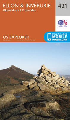 Ellon and Inverurie - OS Explorer Active Map 421 (Sheet map, folded)