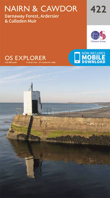 Nairn and Cawdor - OS Explorer Active Map 422 (Sheet map, folded)