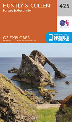Huntly and Cullen - OS Explorer Active Map 425 (Sheet map, folded)