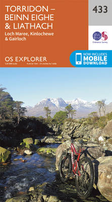 Torridon - Beinn Eighe and Liathach - OS Explorer Active Map 433 (Sheet map, folded)