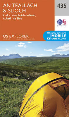 An Teallach and Slioch - OS Explorer Active Map 435 (Sheet map, folded)