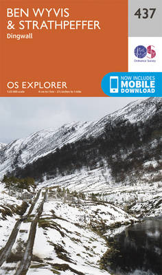 Ben Wyvis and Strathpeffer - OS Explorer Active Map 437 (Sheet map, folded)