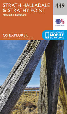 Strath Halladale and Strathy Point - OS Explorer Active Map 449 (Sheet map, folded)