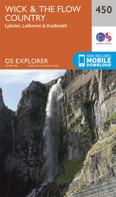 Wick and the Flow Country - OS Explorer Active Map 450 (Sheet map, folded)