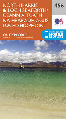 North Harris and Loch Seaforth/Ceann a Tuath Na Hearadh Agus Loch Shiphoirt - OS Explorer Active Map 456 (Sheet map, folded)