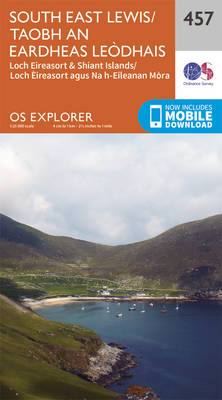 South East Lewis/Taobh an Eardheas Leodhais - OS Explorer Active Map 457 (Sheet map, folded)