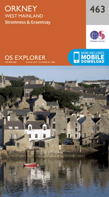 Orkney - West Mainland - OS Explorer Active Map 463 (Sheet map, folded)