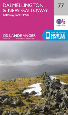 Dalmellington & New Galloway, Galloway Forest Park - OS Landranger Map 077 (Sheet map, folded)
