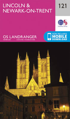 Lincoln & Newark-on-Trent - OS Landranger Map 121 (Sheet map, folded)