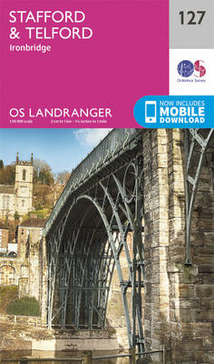 Stafford & Telford, Ironbridge - OS Landranger Map 127 (Sheet map, folded)
