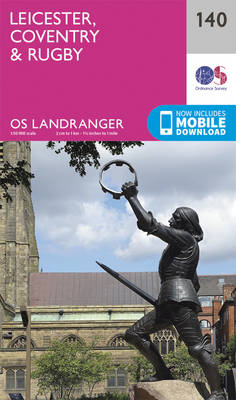 Leicester, Coventry & Rugby - OS Landranger Map 140 (Sheet map, folded)