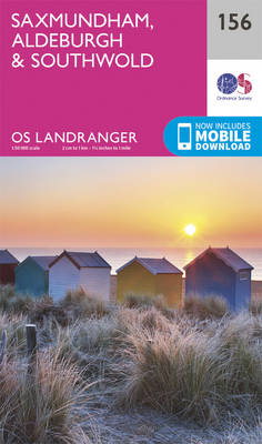 Saxmundham, Aldeburgh & Southwold - OS Landranger Map 156 (Sheet map, folded)