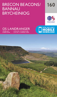 Brecon Beacons - OS Landranger Map 160 (Sheet map, folded)
