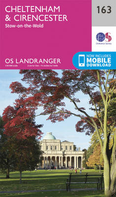 Cheltenham & Cirencester, Stow-on-the-Wold - OS Landranger Map 163 (Sheet map, folded)