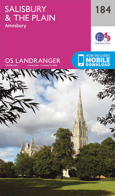 Salisbury & the Plain, Amesbury - OS Landranger Map 184 (Sheet map, folded)