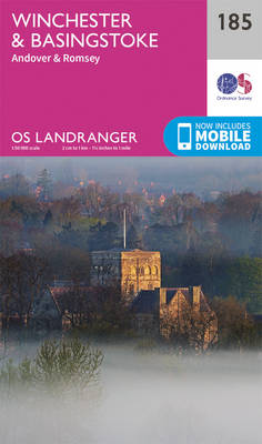 Winchester & Basingstoke, Andover & Romsey - OS Landranger Map 185 (Sheet map, folded)