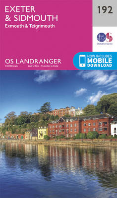 Exeter & Sidmouth, Exmouth & Teignmouth - OS Landranger Map 192 (Sheet map, folded)