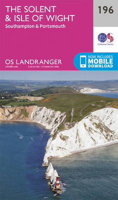 The Solent & the Isle of Wight, Southampton & Portsmouth - OS Landranger Map 196 (Sheet map, folded)