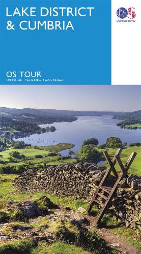 Lake District & Cumbria - OS Tour Map (Sheet map, folded)
