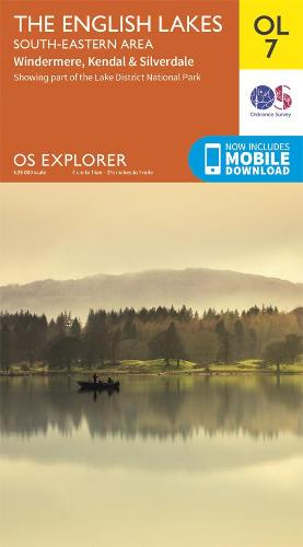 The English Lakes South-Eastern Area: Windermere, Kendal & Silverdale - OS Explorer OL 7 (Sheet map, folded)