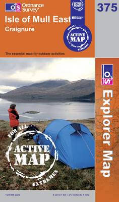 Isle of Mull East - OS Explorer Map Active No. 375 (Sheet map, folded)