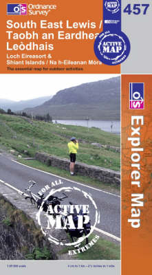 South East Lewis / Taobh an Eardheas Leodhais - OS Explorer Map Active Sheet 457 (Sheet map, folded)