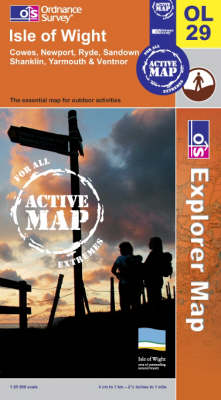 Isle of Wight - OS Explorer Map Active Sheet OL29 (Sheet map, folded)