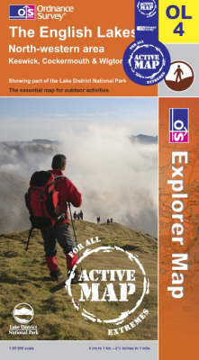 The English Lakes - North Western Area - OS Explorer Map Active Sheet OL04 (Sheet map, folded)
