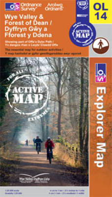 Cover Wye Valley and Forest of Dean - OS Explorer Map Active Sheet 14