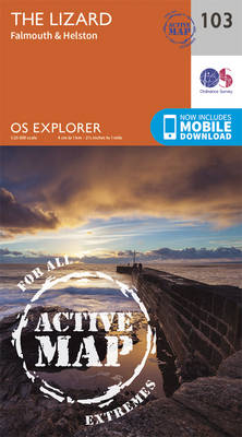 Lizard, Falmouth and Helston - OS Explorer Map 103 (Sheet map, folded)