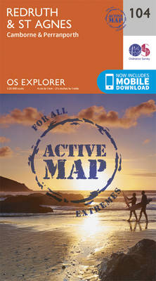 Redruth and St Agnes - OS Explorer Map 104 (Sheet map, folded)