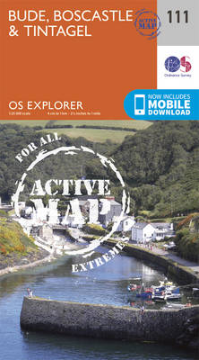 Bude, Boscastle and Tintagel - OS Explorer Map 111 (Sheet map, folded)
