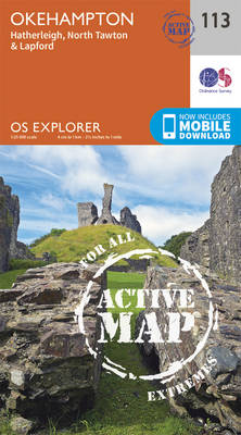 Okehampton - OS Explorer Map 113 (Sheet map, folded)