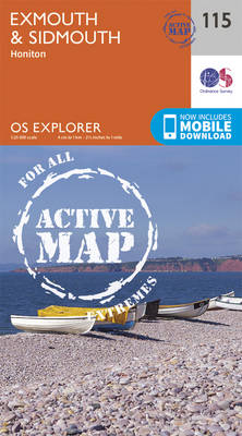 Exmouth and Sidmouth - OS Explorer Map 115 (Sheet map, folded)