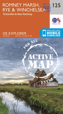 Romney Marsh, Rye and Winchelsea - OS Explorer Map 125 (Sheet map, folded)