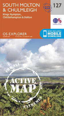 South Molton and Chulmleigh - OS Explorer Map 127 (Sheet map, folded)
